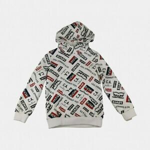NWT Levi's White Logo Hoodie